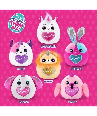 Eggzania Surprise Mania Series 1 (Unicorn) by ZURU Collectible Plush Stuffed Animal Surprise Eggs 5 Mini Eggs Stickers DIY Je...