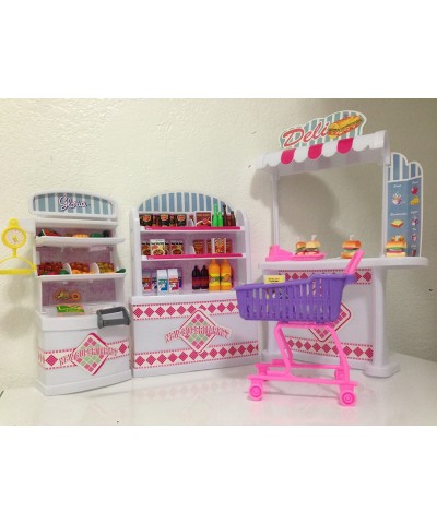 Dollhouse Furniture - Supermarket Shopping Cart Veggie Playset $27.59 Doll Accessories