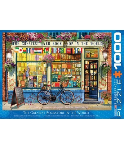 (EURHR The Greatest Bookstore in The World 1000Piece Puzzle 1000Piece Jigsaw Puzzle $31.83 Jigsaw Puzzles