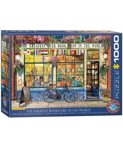 (EURHR The Greatest Bookstore in The World 1000Piece Puzzle 1000Piece Jigsaw Puzzle $31.83 Jigsaw Puzzles