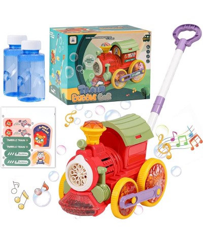 Bubble Lawn Mower Bubble Train Toys Bubble Machine Fun Bubbles Blowing with Colorful Lights Music Outdoor Car Push Toys Chris...