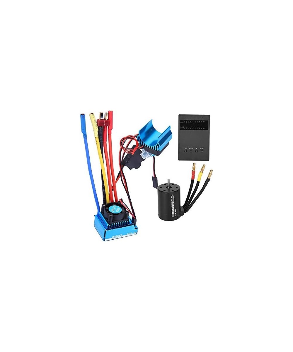 Motor ESC 45A/60A/80A/120A Alloy 1:10 Scale Remote Control Motor Brushless ESC Set --3650 Motor 4300KV+Brushless ESC + Heat S...