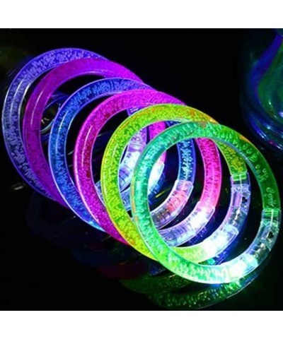 25 Glow LED Bracelet Wristbands Light Up Glow in The Dark Party Favors Supplies Concerts Birthday 4th of July New Years Eve W...