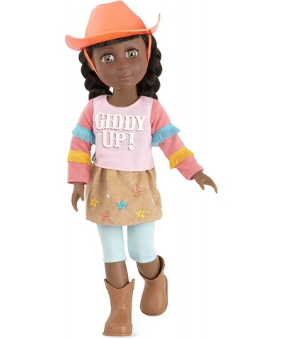 – Jolie14-inch Poseable Equestrian Doll – Brown Hair & Green Eyes — Horseback Riding Outfit Cowgirl Hat and Boots – Toys Clot...