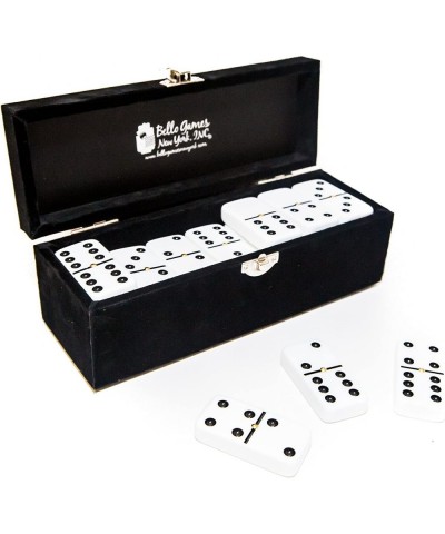 New York's Garment District Double Six White Professional Jumbo Size Tournament Dominoes Set with Spinners $100.81 Domino & T...