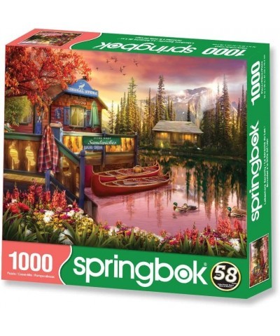 Springbok's 1000 Piece Jigsaw Puzzle Lake Serenity - Made in USA $35.21 Jigsaw Puzzles