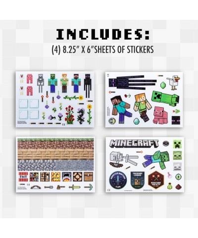 Minecraft Gadget Decals - Includes 4 Sheets Removable Vinyl Stickers $22.29 Kids' Stickers