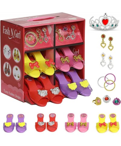 Princess Dress Up & Play Shoe & Jewelry Boutique with Fashion Accessories for Girls Dress Up Age 3-10 yrs Old $26.04 Dress-Up...