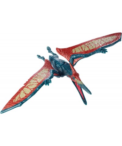 Jurassic World Battle Damage Pteranodon Figure [Colors May Vary] $82.52 Kids' Play Dinosaur & Prehistoric Creature Figures