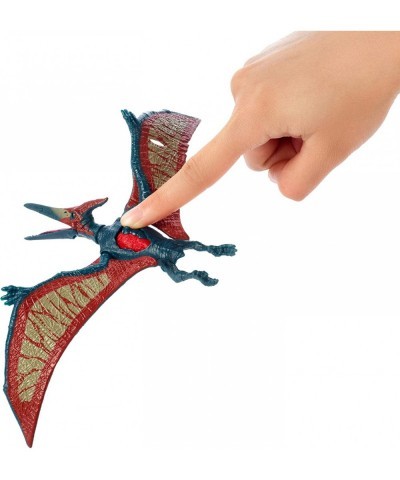 Jurassic World Battle Damage Pteranodon Figure [Colors May Vary] $82.52 Kids' Play Dinosaur & Prehistoric Creature Figures