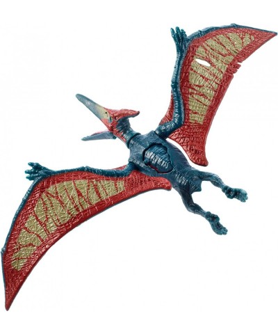 Jurassic World Battle Damage Pteranodon Figure [Colors May Vary] $82.52 Kids' Play Dinosaur & Prehistoric Creature Figures