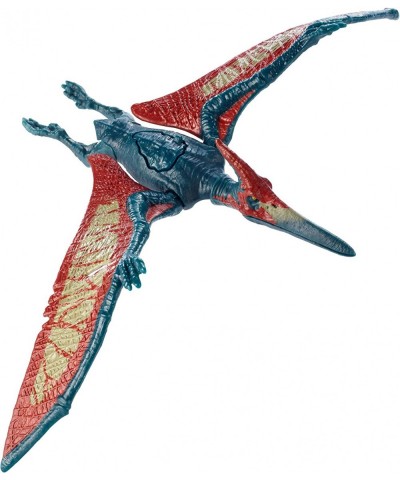 Jurassic World Battle Damage Pteranodon Figure [Colors May Vary] $82.52 Kids' Play Dinosaur & Prehistoric Creature Figures