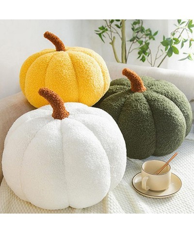 Pumpkin Throw Pillows Soft Pumpkin Pillows Plush Toy Halloween Fall Pillow Cute 3D Pumpkin-Shaped Plush Cushion Fall Decorati...