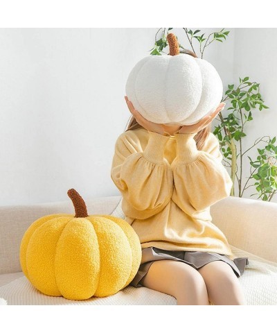 Pumpkin Throw Pillows Soft Pumpkin Pillows Plush Toy Halloween Fall Pillow Cute 3D Pumpkin-Shaped Plush Cushion Fall Decorati...