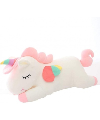 Soft White Unicorn Plush Toy Kids Appease Sleeping Pillow Stuffed Animal Doll 15 Inches $25.69 Kids' Plush Toy Pillows