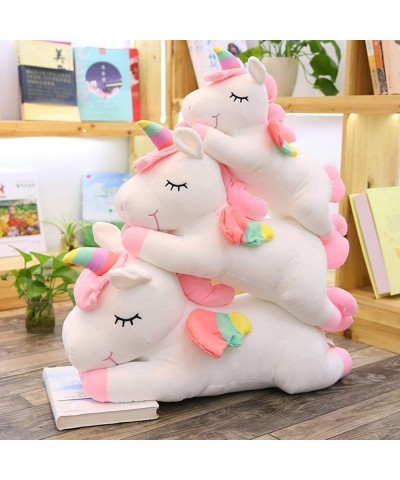 Soft White Unicorn Plush Toy Kids Appease Sleeping Pillow Stuffed Animal Doll 15 Inches $25.69 Kids' Plush Toy Pillows