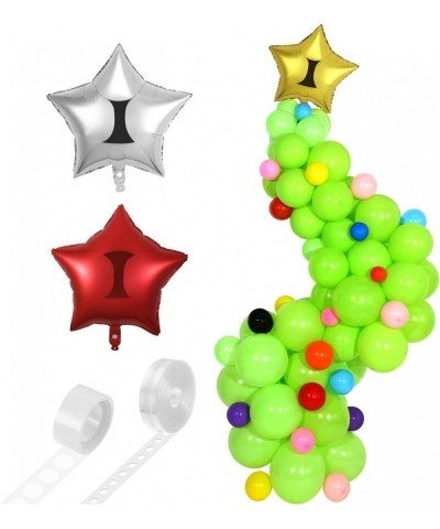 Christmas Balloons Tree Lime Green Balloon Garland Arch Kit Fruit Light Green Latex Balloons Star Foil Balloons for Birthday ...