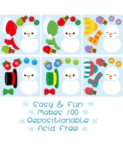 Snowman Stickers Scene Roll Perforation Line Design for Kids Christmas Party Favor Holiday Craft Kit 200Pcs $22.81 Kids' Draw...