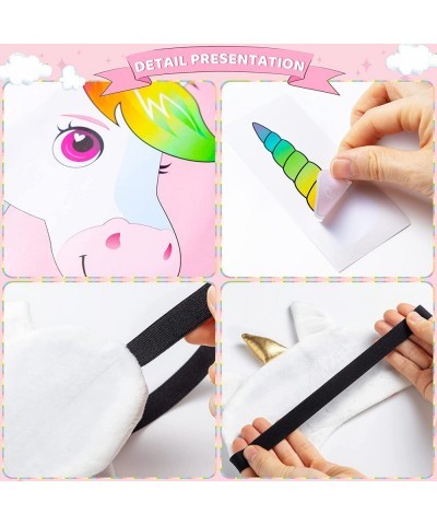 JOYIN 24 Pieces Pin The Unicorn Horn and Make a Face Sticker Mix and Match Favors Party Games Unicorn Themed Party Games Art ...