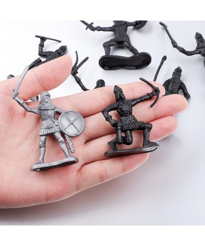 Army Men Knight Toys Military Toys DIY Medieval Miniature Toy Castle Castle Toy for Boys Army Men Set Contains Assemble Castl...